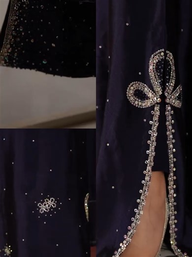 Beautiful sparkling blue kaftan perfect for Eid made to order only stuff pure sheesha silk any colour and size you can customise WhatsApp for more details and order #eidkajora #eidcollection #dressesforgirls #trending #dresses