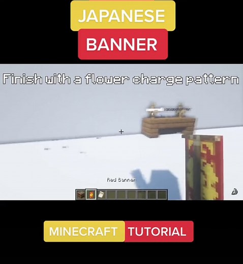 Japanese Banner Tutorial for Minecraft