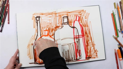 A little preview of my next online class and early bird sale- https://www.shopalisaburke.com/collections/online-classes/products/new-loose-lines-begins-nov-4th Loose Lines- 30 days of fast, loose and imperfect drawing EARLY BIRD SALE $15 (regular price $30) Begins November 4th UNLIMITED ACCESS/SELF PACED In this 30-day sketching class, we’ll explore fast, loose, and expressive drawing exercises that help you relax and enjoy the process. Each day brings a simple prompt designed to get you sketchi