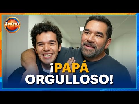 Eduardo Santamarina APOYA a su hijo Eduardo Zucchi en sus inicios en las telenovelas | Programa Hoy