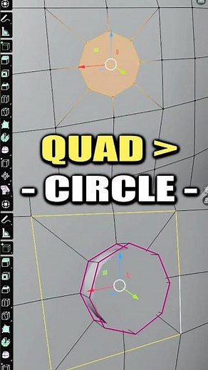 Blender: Quad to Cylinder Topology (EASIEST)
