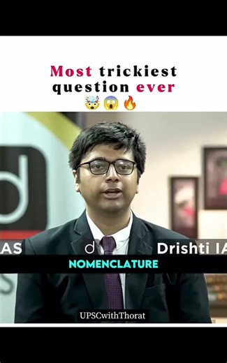 Most Confusing Question Ever 🔥😈 | UPSC Topper | UPSC Interview #upsccse