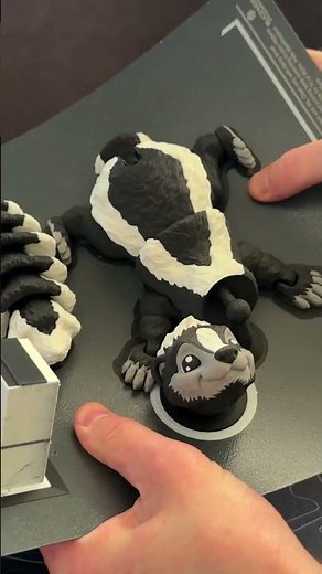 3D Printed Skunk!! Articulated Figure!