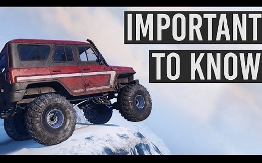 “SnowRunner/雪地奔驰”新手基础教学