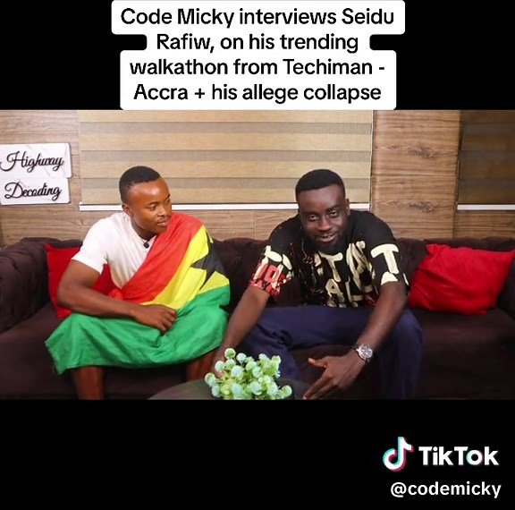 Code Micky Interviews Seidu Rafiw: Techiman to Accra Walkathon