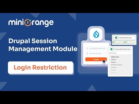Drupal Session Management - Login Restriction