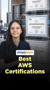Best AWS Certification 2026 | AWS Certifications Explained | #Shorts | #Simplilearn