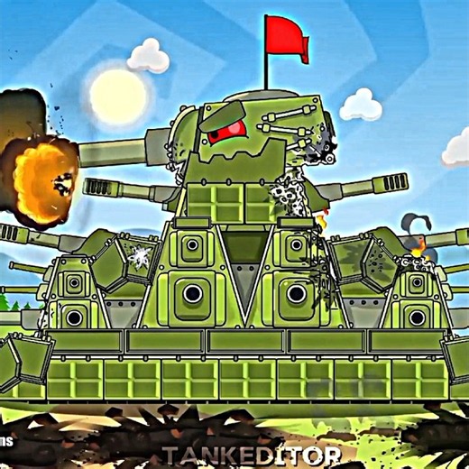KV-44M Had INSANE Aura 💀🔥 | Homeanimations | #kv44 #gerand #tank #animation #cartoonabouttanks