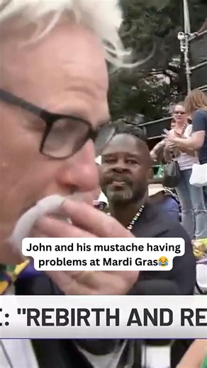 FOX 8 anchor John Snell dressed up as Arthur hardy to honor the Mardi Gras historian following his retirement. | WVUE FOX 8