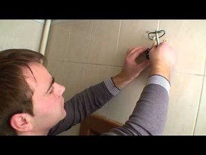 Fan installation in a bathroom