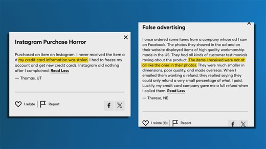 Watch out for social media ad scams | Consumer Reports