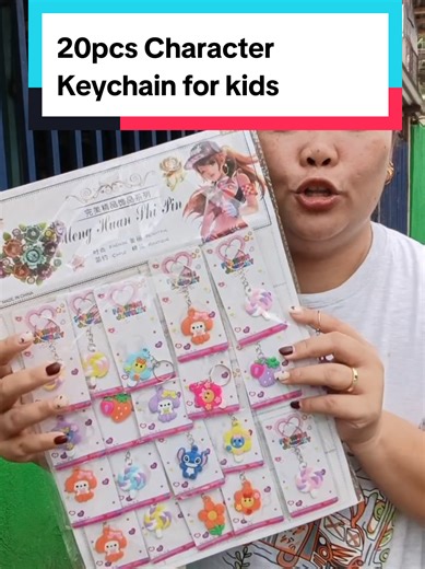 20pcs Character Keychain Rubber for Kids