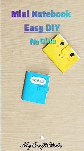 DIY Mini Paper Notebook idea #shorts #diy #craft