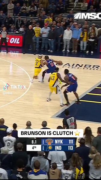 Jalen Brunson Delivers a Clutch Bucket for the Knicks