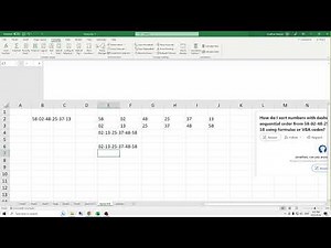 Quora 016: How do I sort a hyphen delimited string of numbers, and return the sorted string?