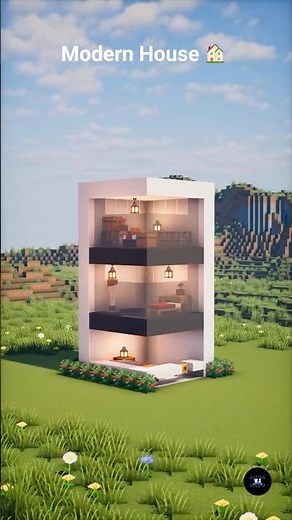 Tiny Minecraft Modern House #minecraft #minecraftshorts