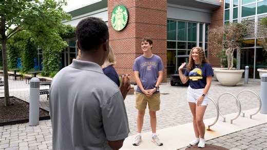12K views · 258 reactions | Even chancellors get first-day jitters. Dr. Lori Bruce kicked off her first day at UTC just like many Mocs do: nervous about being late, excited to meet new faces, and fueled by a love for learning (and chocolate ). Here’s to bold beginnings and leading with heart.   | The University of Tennessee at Chattanooga | Facebook