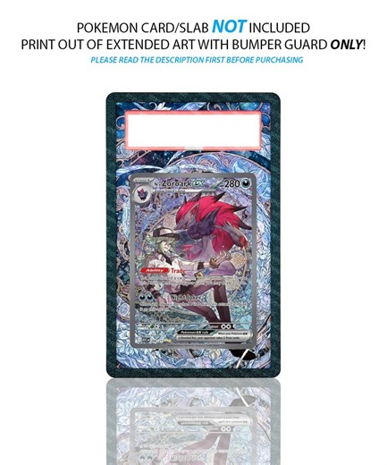 N's Zoroark Pokemon Card Extended Art, Ascended Heroes, PSA Bumper Guard - Etsy