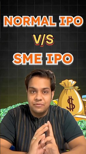 Normal IPO vs SME IPO #sharemarket