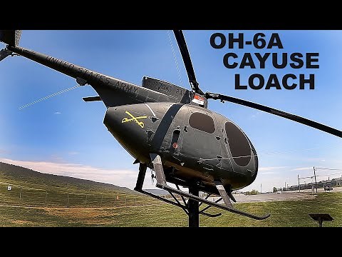 U.S. ARMY HUGHES OH-6 CAYUSE LOACH HELICOPTER | at Fort Indiantown Gap, Pennsylvania