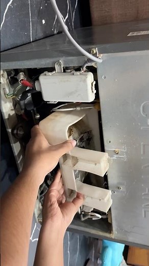 How to open and fix fridge drip water tray #fridgecleaning