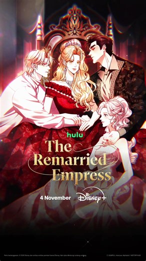 Dari webtoon yang mendunia, kisah cinta kerajaan ini sekarang jadi nyata. Streaming #TheRemarriedEmpress mulai 4 November. Pindah ke Disney baru dan temukan For You. Download app baru #DisneyPlusID sekarang!