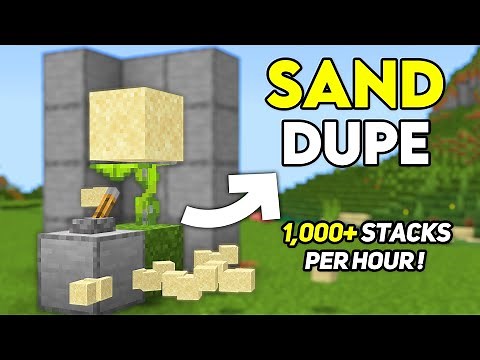 BEST WORKING SAND FARM in 1.21 Minecraft Bedrock !