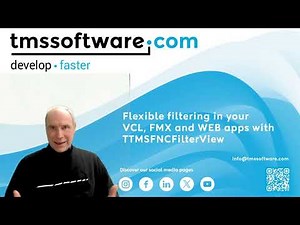 Flexible filtering in your VCL, FMX and WEB apps with TTMSFNCFilterView