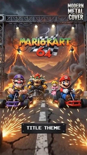 What if the Mario Kart 64 title screen theme was MODERN METAL?