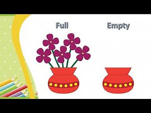 Full and Empty Video Lecture | Maths for UKG