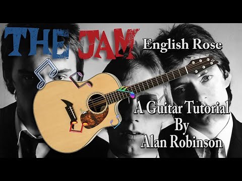 English Rose - The Jam - Acoustic Guitar Tutorial (2021)