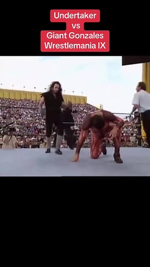 Undertaker vs Giant Gonzales at Wrestlemania IX