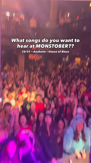 VOTE NOW on our story! 👻 MONSTOBER playing your favorite Disney Channel songs and spooky bops 🎶 Tix at boptour.com! | Bop to the Top