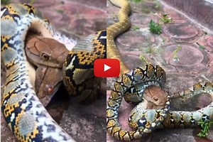 Azgar Ka Video: अपने साथी को ही जिंदा निगलने लगा अजगर, तभी जो दिखा दहल जाएंगे