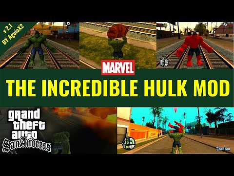 How to install The incredible Hulk mod for gta sa | how to use hulk mod in gta san andreas | gtaall