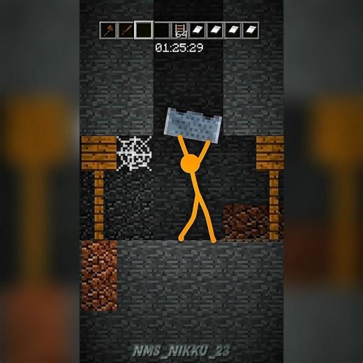 Stick man speedrun - Minecraft Animation #minecraft #memes
