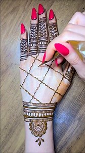 Simple henna tutorial for beginners ✨️ ❤️ #mehndi #bridalmehndidesign #henna #mehndidesign #shorts