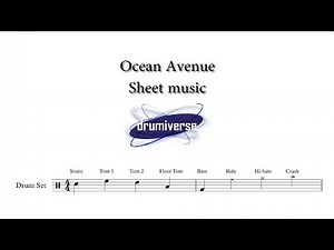 Ocean Avenue by Yellowcard - Drum Score (Request #69)