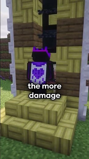 This Build Can Measure Your DAMAGE?! 😯 #minecraft