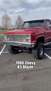 ▶ Engine Running Walkaround for this 1986 Chevrolet K5 Blazer. As of the time of this upload its for sale in Draper, Utah. The last listed price was $20,000. Find the full ad on Facebook Marketplace. Additional Details from Ad Description Selling 1986 K5 Chevy Blazer Run and Drives Great Some surface rust Bought as a project.Has a ton of new replacement parts for interior and exterior just haven’t had time to work on it. Carpet, Dash, Visors, Window Trim seals,etc. Asking $20,000 Title in hand #