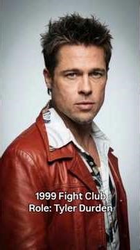 Brad Pitt and his Iconic Roles #bradpitt #movie #roles