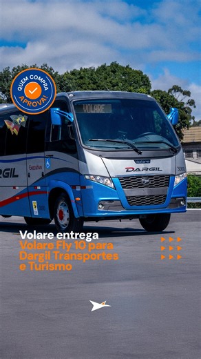 Compacto, moderno e pronto para qualquer rota: o Volare Fly 10 chegou à dargil_transportes_e_turismo com tudo. ✨ Ideal para fretamento e turismo, o modelo oferece agilidade no dia a dia e conforto para quem faz da estrada seu ambiente de trabalho. Com motor de alto desempenho, poltronas executivas, ar-condicionado e sistema de acessibilidade, o Fly 10 prova que é possível ser versátil e completo ao mesmo tempo. Entrega realizada com a parceria da bormanavolare. | Volare