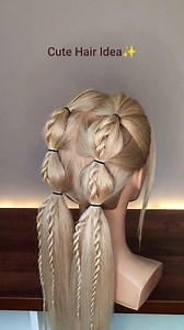 Cute Braided Hairstyle ✨ | Easy Hair Idea #hairstyle #braids #hairideas #hairtutorial #cutebraid #easyhairstyle #reels #viralreels #trending | Perfect Hair Days