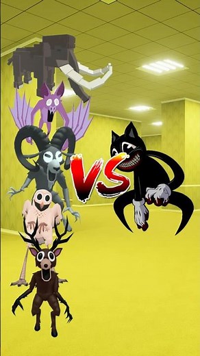 99 night in the forest VS Cartoon Cat #99nightintheforest #cartooncat #shorts