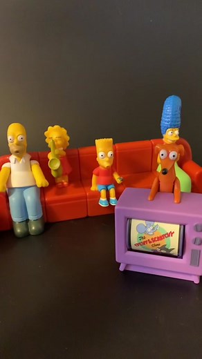 The Simpsons Couch Set with Interactive Features