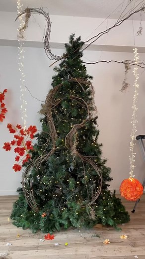 Cómo hacer un árbol de otoño 😱🍁❤️ #art #decor #luxury #Christmas #miami #zambranoacademy | Designer zambrano