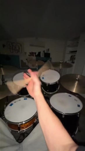 i walk this earth all by myself #fyp #drums #drumcover #musictok #ekkstacy