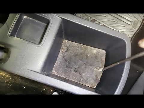 Hyundai I30 access to Hand Brake Cables to Adjust it