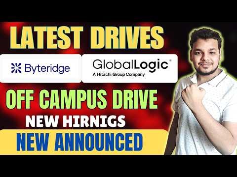 Globallogic Direct Interview Hiring Started | Biggest Hiring Drives | Off Campus 2026, 2025 Batch