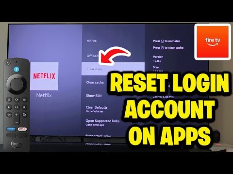How to Reset Login Account on Apps Amazon Fire TV Stick - Youtube, Netflix Etc. (Fastest Guide)